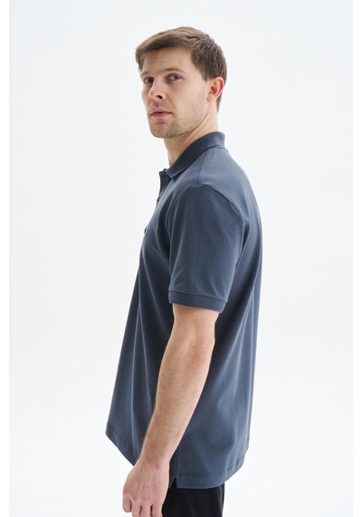 AR-MA Arma Erkek Regular Fit Basic % 100 Pamuk Pike Polo Yaka Tişört Y29374354102 Gri