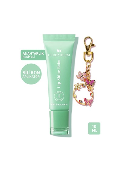 Herbaderm Limonata Aromalı Parlatıcı Dolgunlaştırıcı ve Onarıcı Vegan Dudak Balmı 10 ML