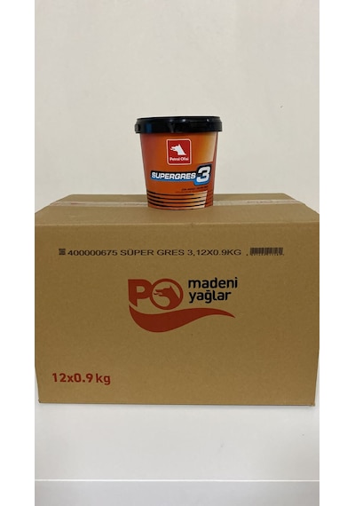 Petrol Ofisi Süper Gres Yağı 900 G x12