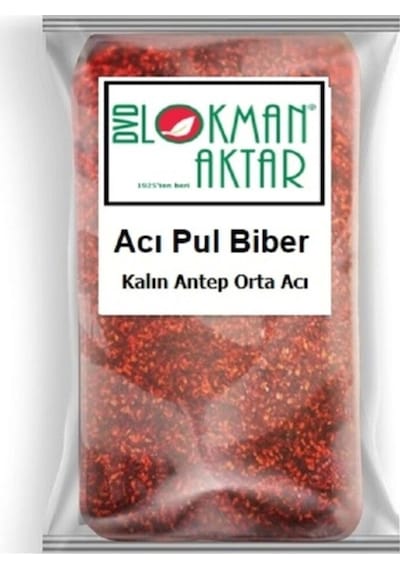 Dvd Lokman Aktar Kalın Pul Biber Antep Orta Acı 250 G