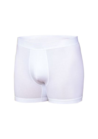 Beyaz Elastan Lıkralı Pamuklu 5'li Paket Boxer 0114 Sbvg 0114 Beyaz