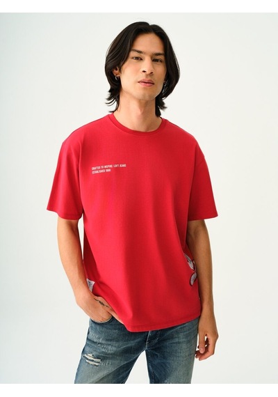 LOFT Loose Fit Erkek Tshirt K.kol Lf2037188 Q1.v1 Kırmızı
