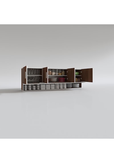 Kenzlife hazır mutfak perenna cvz 060*180*22 mutfak banyo dolabı kapaklı raflı