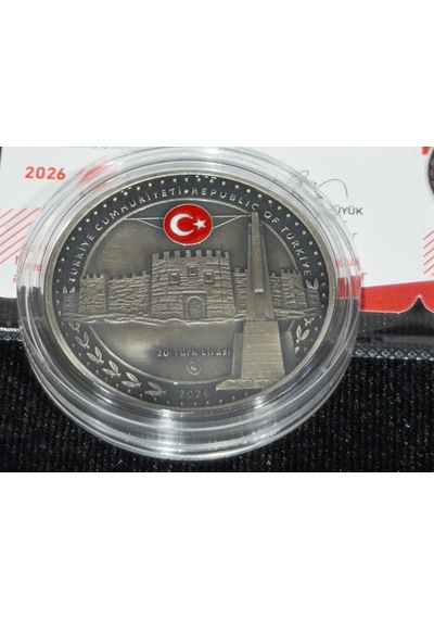 2026 Şahin Bey İstiklal Savaşı Kahramanları 20 Türk Lirası 925 Ayar Gümüş Hatıra Parası 3.000 Adet Maksimum Baskı