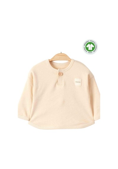 Zekids Bebek Organik Eşofman Takım-15483 Bej