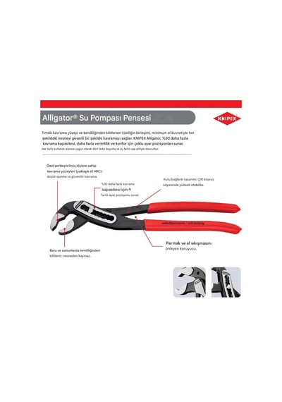 Knipex 88 01 300 Fort Pense Alligator 300mm