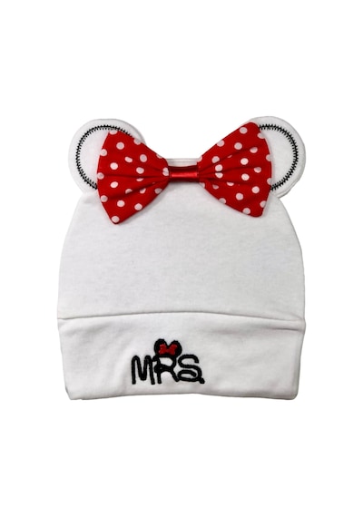 Cramerr Bebek Penye Nakışlı Bere Mini&Miki (Ön Bant Çift Katlı)