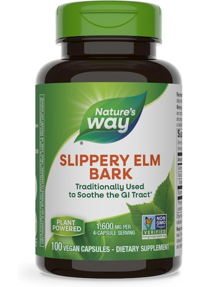 Nature's Way Slippery Elm Bark Traditional Support To Soothe The 100 Caps
