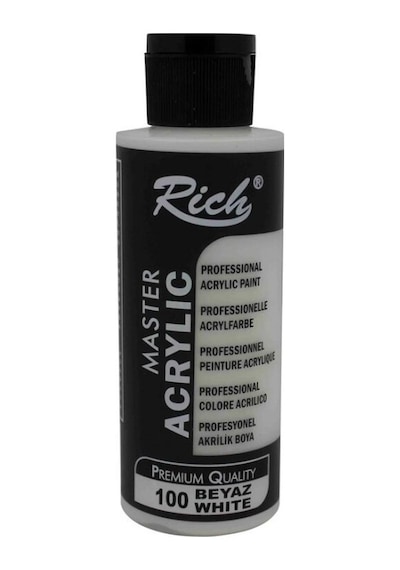 Rich Master Akrilik Boya 120Ml 100 Beyaz
