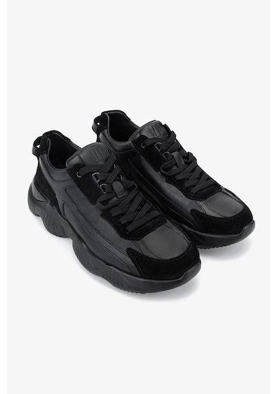 Valmenti Erkek Hakiki Deri Siyah Sneakers & Spor Ayakkabı 381 23348 Erk Ayk Y26 Sıyah