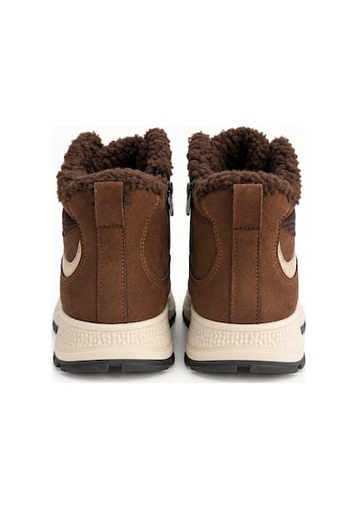 Muggo Nortex Kürklü Fermuarlı Kalın Taban Bağcıklı Kışlık Kadın Sneaker Bot Kahverengi Muggo Nortex Kürklü Fermuarlı Kalın Taban Bağcıklı Kışlık Kadın Sneaker Bot Kahverengi