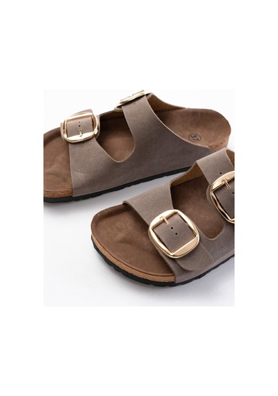 Vizon Günlük Birkenstock Kadın Terlik Karışık