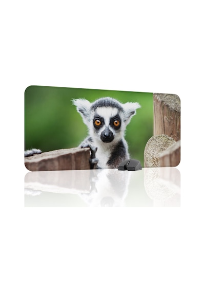 Lemur Kaymaz Dikişli Kauçuk Oyuncu Mousepad V2 - 90x40 Xxl Gaming Mouse Pad Fare Altlığı
