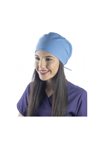 Açık Mavi Emel Tekstil Doktor Hemşire Bone