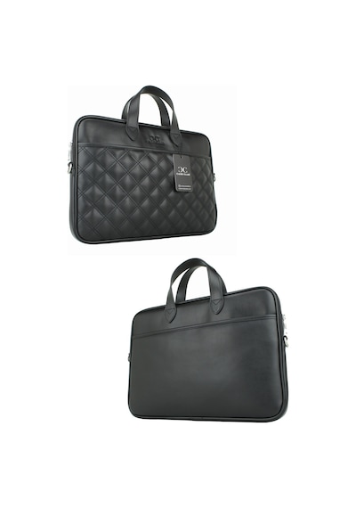 Case Club Apple Uyumlu MacBook Air Pro 13.3" & 14" Inç Siyah Laptop Evrak Çantası