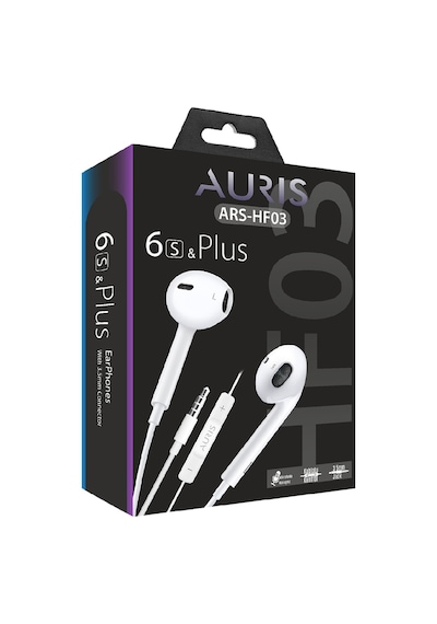Auris Hf03 Earphone 3.5mm Kulak İçi Mikrofonlu Kablolu Kulaklık Kablolu Kulaklık