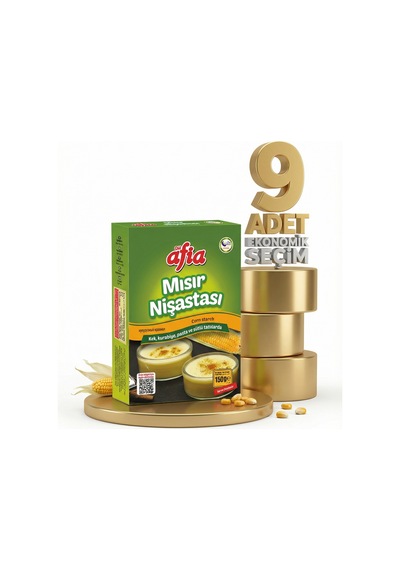 Afia Mısır Nişastası 9x150 Gr