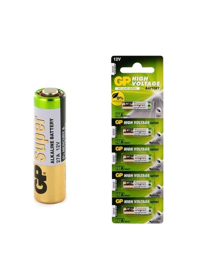 Gp 27a Alkalin 12 Volt Kumanda Pili - 5 Adet
