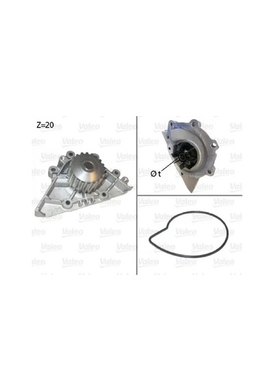 Devirdaim Su Pompası - Fiat Scudo, Ulysse - Valeo-506720