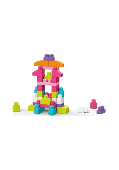 Cyp67 Mega Bloks 60 Parçalı Blok Torbaları 2 Asorti - Mavi - Pembe +1 Yaş