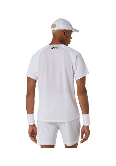 Asics Match Ss Top Erkek Cream/black Kısa Kollu Tshirt 2041a392-100