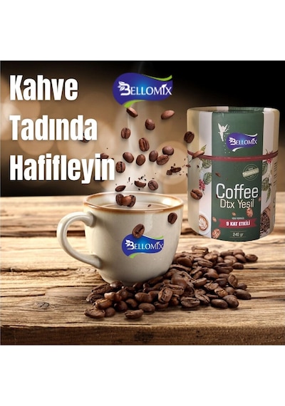 Bellomix Bitkisel  Yeşil Kahve 240 G