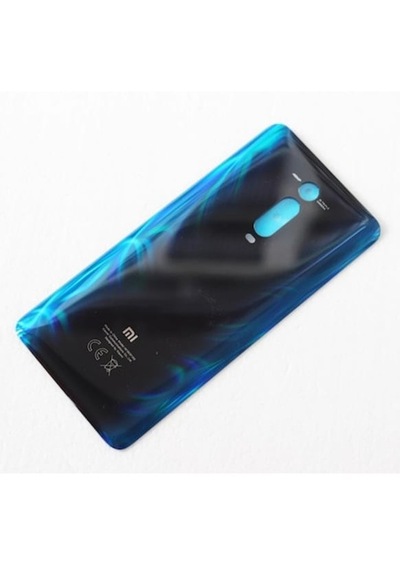 Xiaomi Mi 9t Batarya Pil Kapağı Cam Mavi