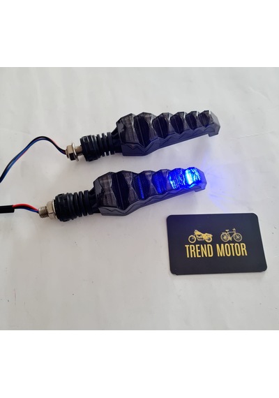 Sinyal Tk Sport Mavi Park Modu Sarı Kayan Mod - Cg Motosiklet