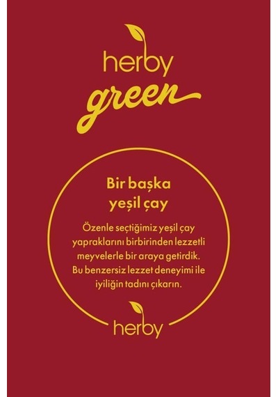 Herby Yeşil Çay Çilek Ve Lime 6'li Paket