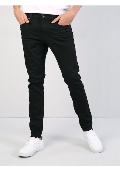 Colin's 041 Danny Düşük Bel Dar Paça Slim Fit Siyah Erkek Jean Pantolon CL1031097_q1.v1_DN06270