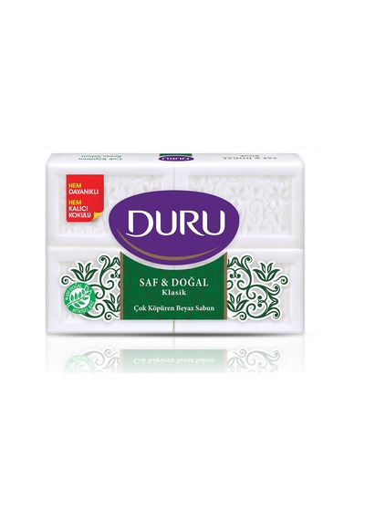 Duru Saf & Doğal Klasik Kalıp Sabun 4 x 150 G 2'li