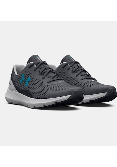 Under Armour Erkek UA Surge 3 Koşu Ayakkabısı 3024883-104 Gri