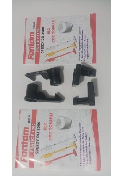 Fantom Pratik P1200 Süpürge 2 Adet Toz Torbası Ve 4 Tırnak Kilidi (514705178)