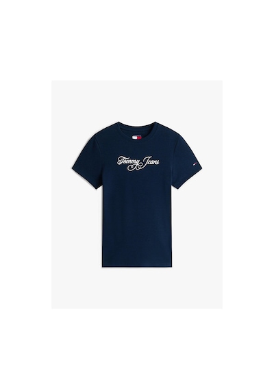 Tommy Hilfiger Tjw Slim Essential Logo T-shirt-12840 Mavi