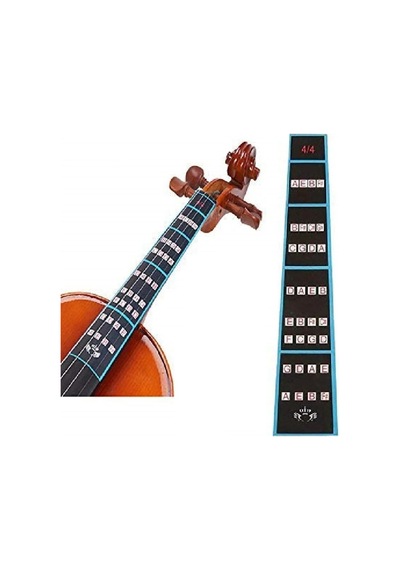4/4 Keman - Metot - Akort Cihazı - Nota Sticker - Keman Yastığı
