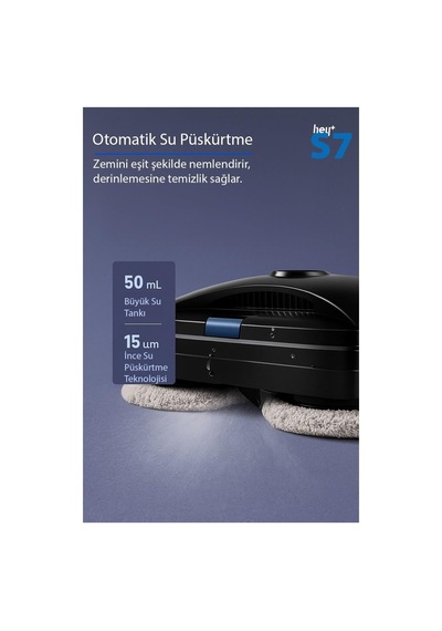 Hey+ Cam Silme Robotu Cam Temizleme Robotu Su Püskürtme Özellikli S7