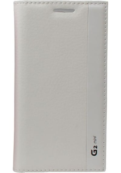 G2 Mini D610 İle Uyumlu Magnum Serisi Yan Model Kapaklı Kılıf Beyaz