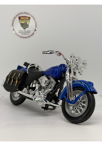 1:12 Chopper Touring Model Motosiklet Diecast Koleksiyon Motoru Çantalı Kutulu