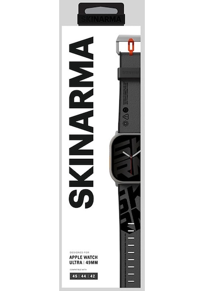 Watch 7 45mm Uyumlu Kordon Skinarma Spunk Serisi Pu Deri Strap Kayış Mavi