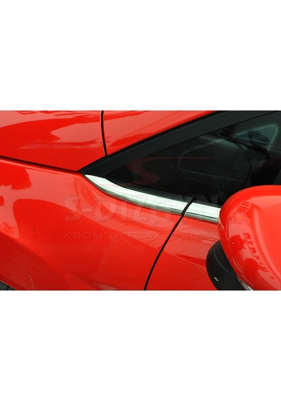 Ford Fiesta Krom Cam Çıtası 8 Parça 2009-2017 Paslanmaz Çelik