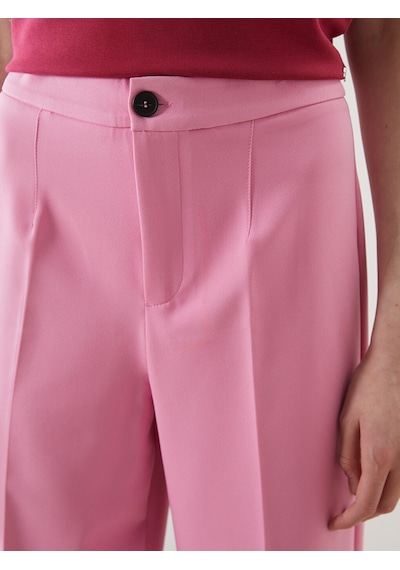 Lcw Vision Pembe Standart Fit Geniş Paça Kadın Pantolon