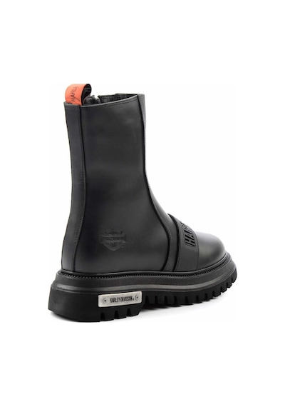 Harley Davidson Black Hakiki Deri Kadın Bot & Bootie Hd0777054903 Black