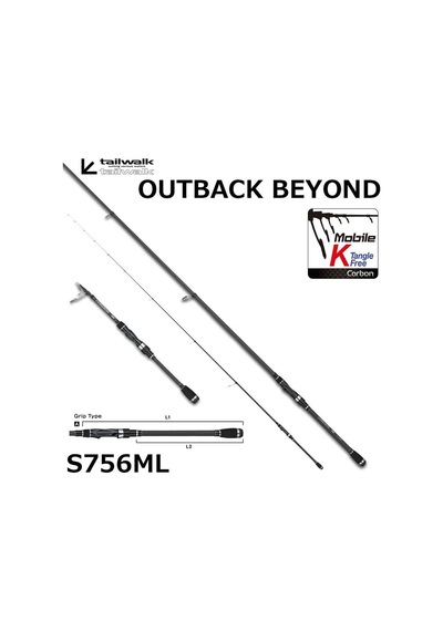 Tailwalk Outback Beyond 228cm. Max. 25gr. Teleskopik Kamış
