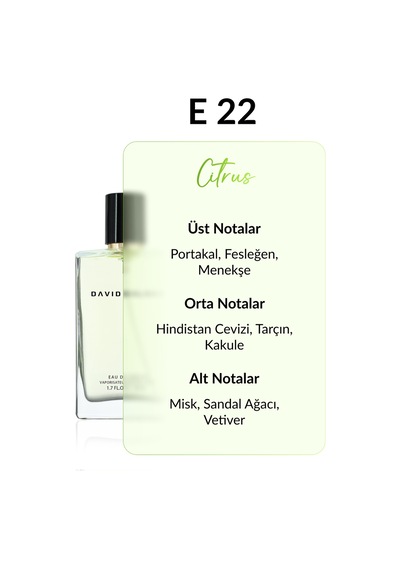 David Walker Huget E22 Erkek Parfüm EDT 50 ML