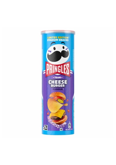 Pringles Team Cheese Burger Flavour 165g
