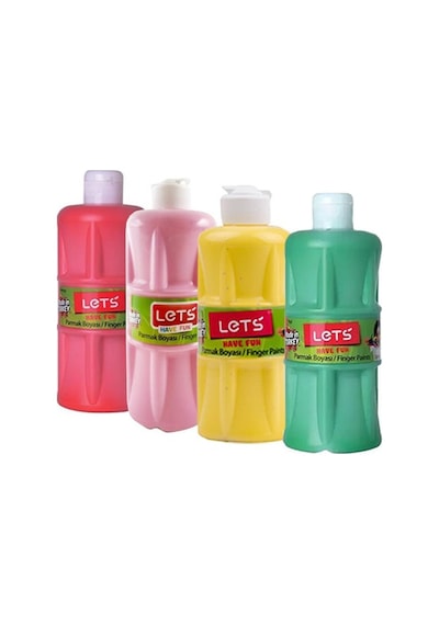 Lets Parmak Boyası 500ml 4lü Set 3