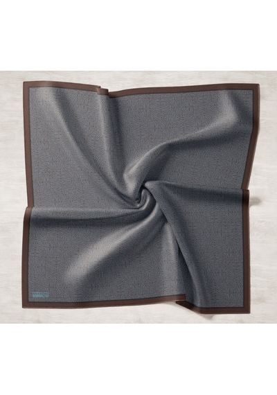 Silk Home Labirent Desen Lyocell Monare Eşarp - 6425 Gece Mavisi