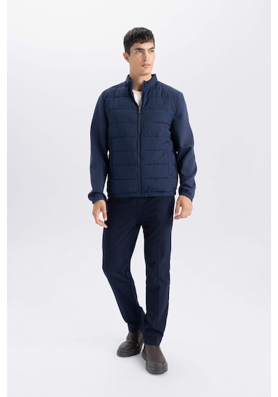 DeFacto Slim Fit Dar Kesim Dik Yaka Lastikli ve Fermuarlı Su Geçirmez Mont D7532AX25SPNV147 DeFacto Slim Fit Dar Kesim Dik Yaka Lastikli ve Fermuarlı Su Geçirmez Mont D7532AX25SPNV147