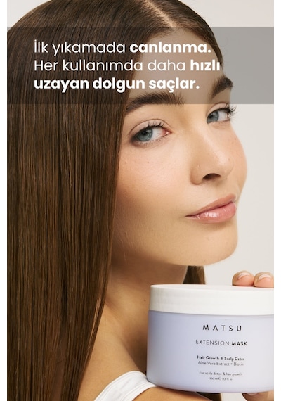 Matsu Extension Saç Derisi Maskesi 350 ml | Arındırma & Kök Desteği