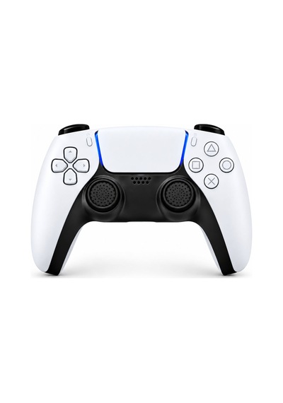 Ps5 Dekoratif Trim Analog Koruyucu Silikon Kılıf Set Playstation 5 Dualsense Renkli Ön Şerit Aksesuar Siyah